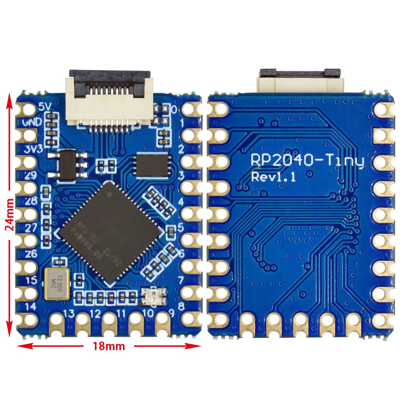 RP2040-Tiny 開発ボードモジュール RP2040  - Banana Pi Bpi-M5 のレビューと価格